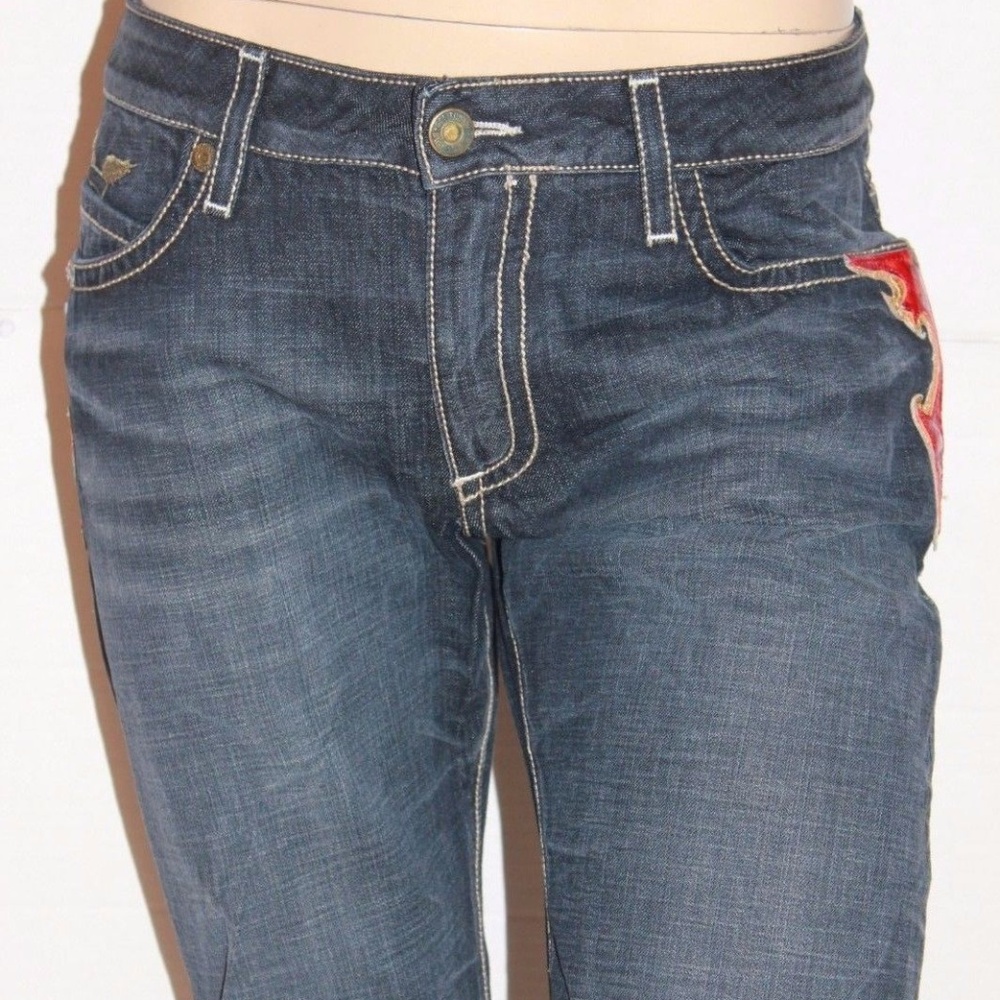 New Men's ROBIN'S JEAN sz 32 OSTRED Straight Jeans - Picture 4 of 8